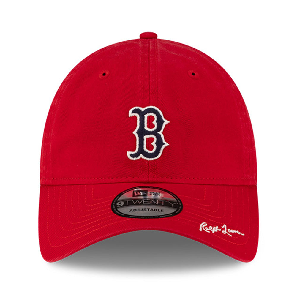 New Era Boston Red Sox x Ralph Lauren SS26 Red 9TWENTY Adjustable Cap ( Limited & Exclusive )