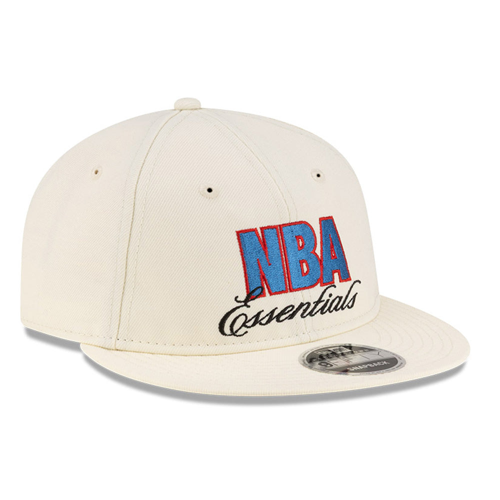 New Era National Basketball Association All Star Game 2026 x Fear of God Chrome White 9FIFTY Retro Crown Snapback Cap