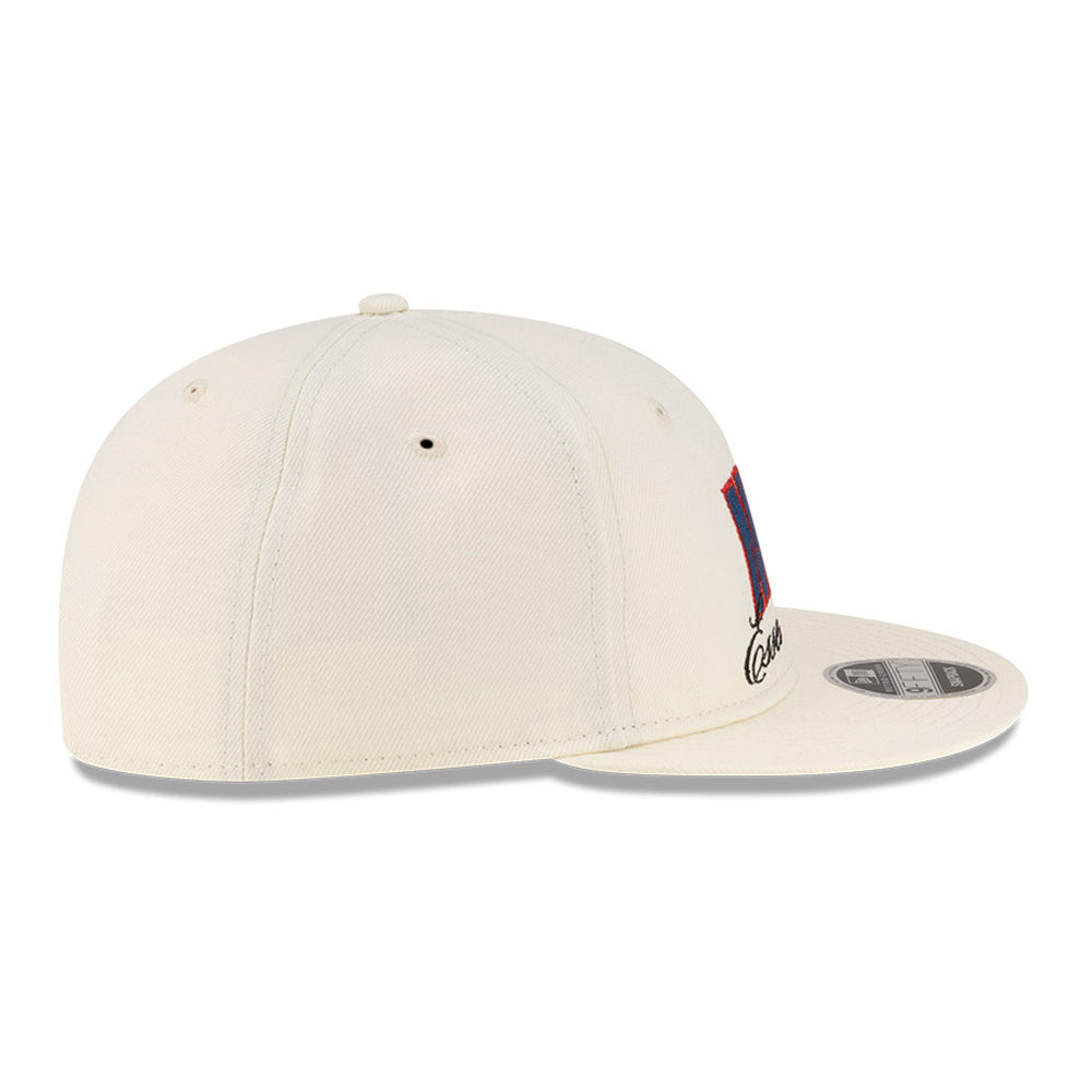 New Era National Basketball Association All Star Game 2026 x Fear of God Chrome White 9FIFTY Retro Crown Snapback Cap