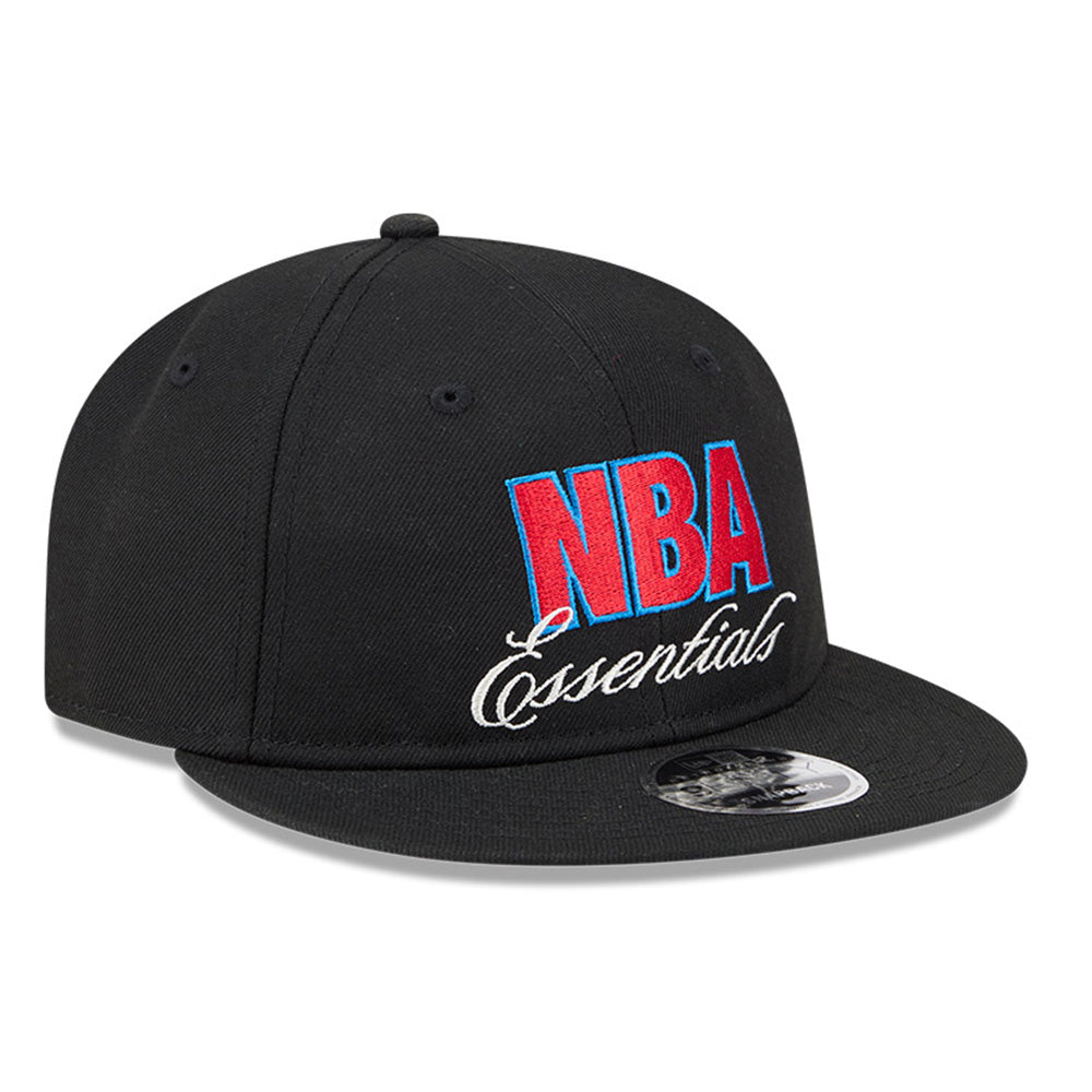 New Era National Basketball Association All Star Game 2026 x Fear of God Black 9FIFTY Retro Crown Snapback Cap