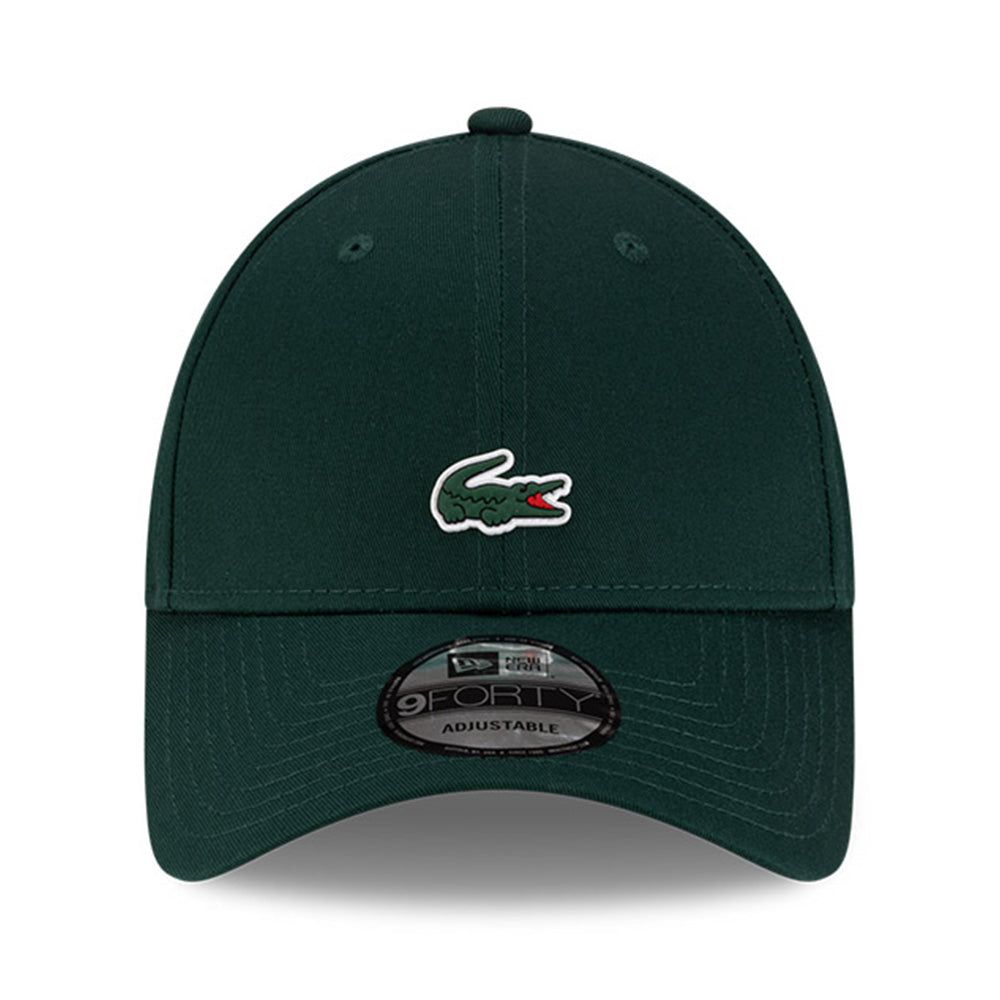 New Era x Lacoste Core Dark Green 9FORTY Adjustable Cap (ONLINE EXCLUSIVE)