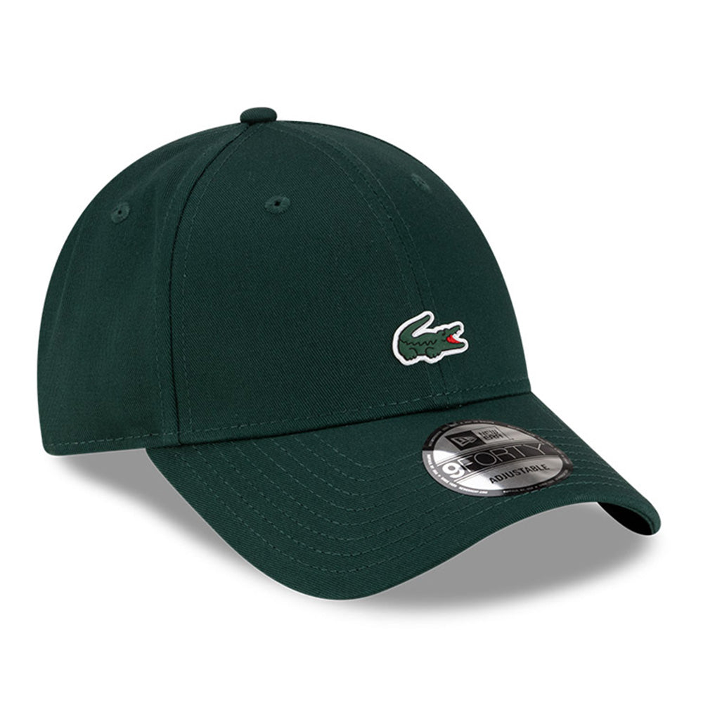 New Era x Lacoste Core Dark Green 9FORTY Adjustable Cap (ONLINE EXCLUSIVE)