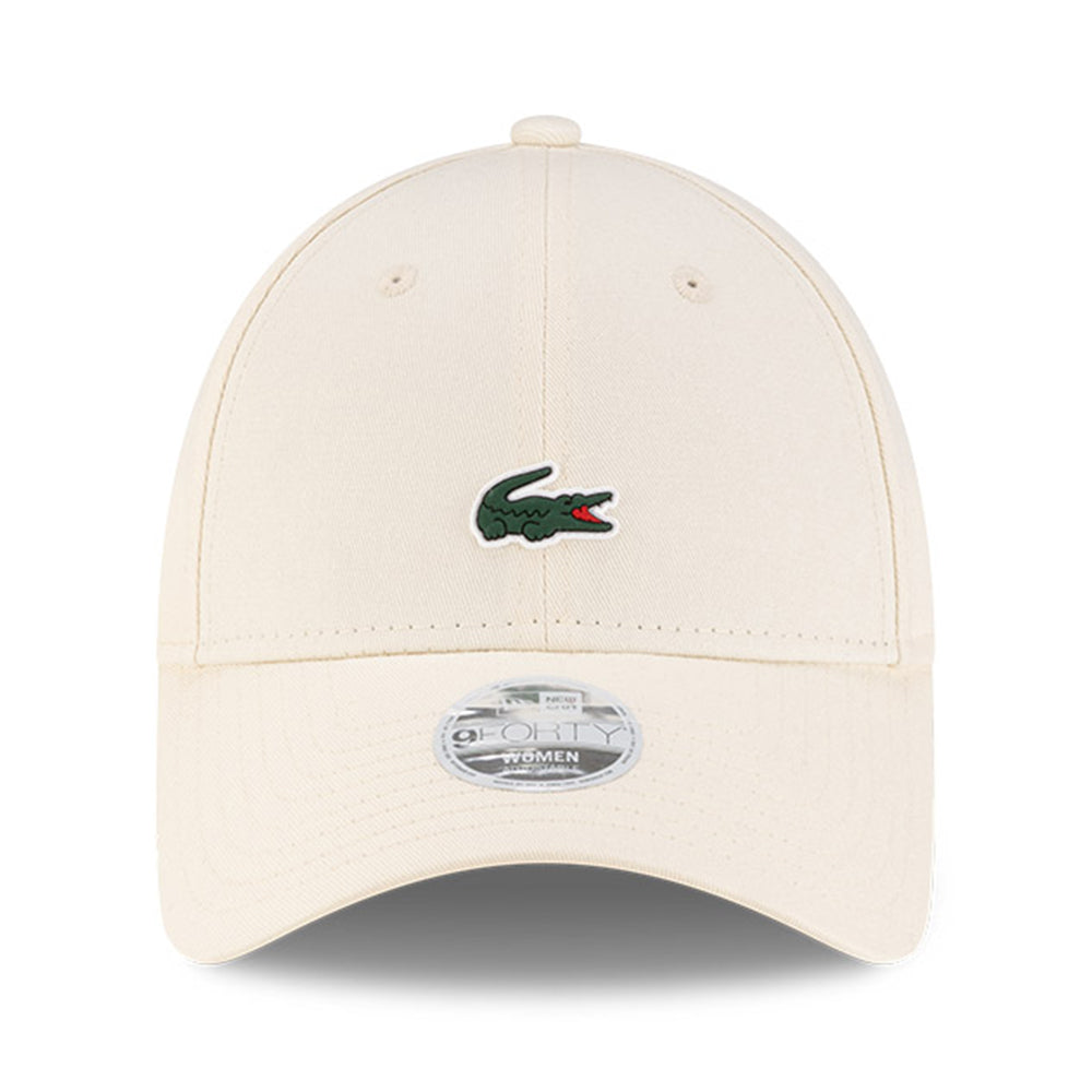 New Era x Lacoste Core Cream Women 9FORTY Adjustable Cap (ONLINE EXCLUSIVE)