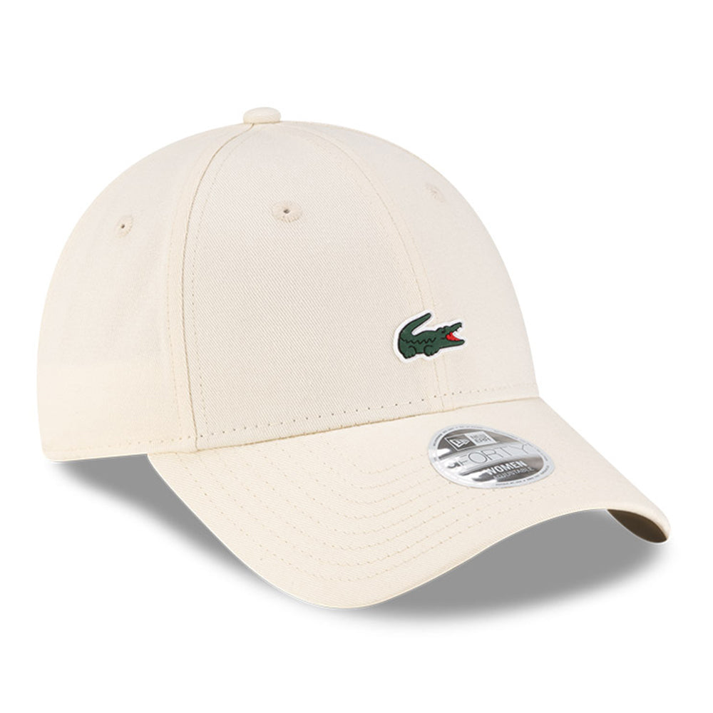 New Era x Lacoste Core Cream Women 9FORTY Adjustable Cap (ONLINE EXCLUSIVE)