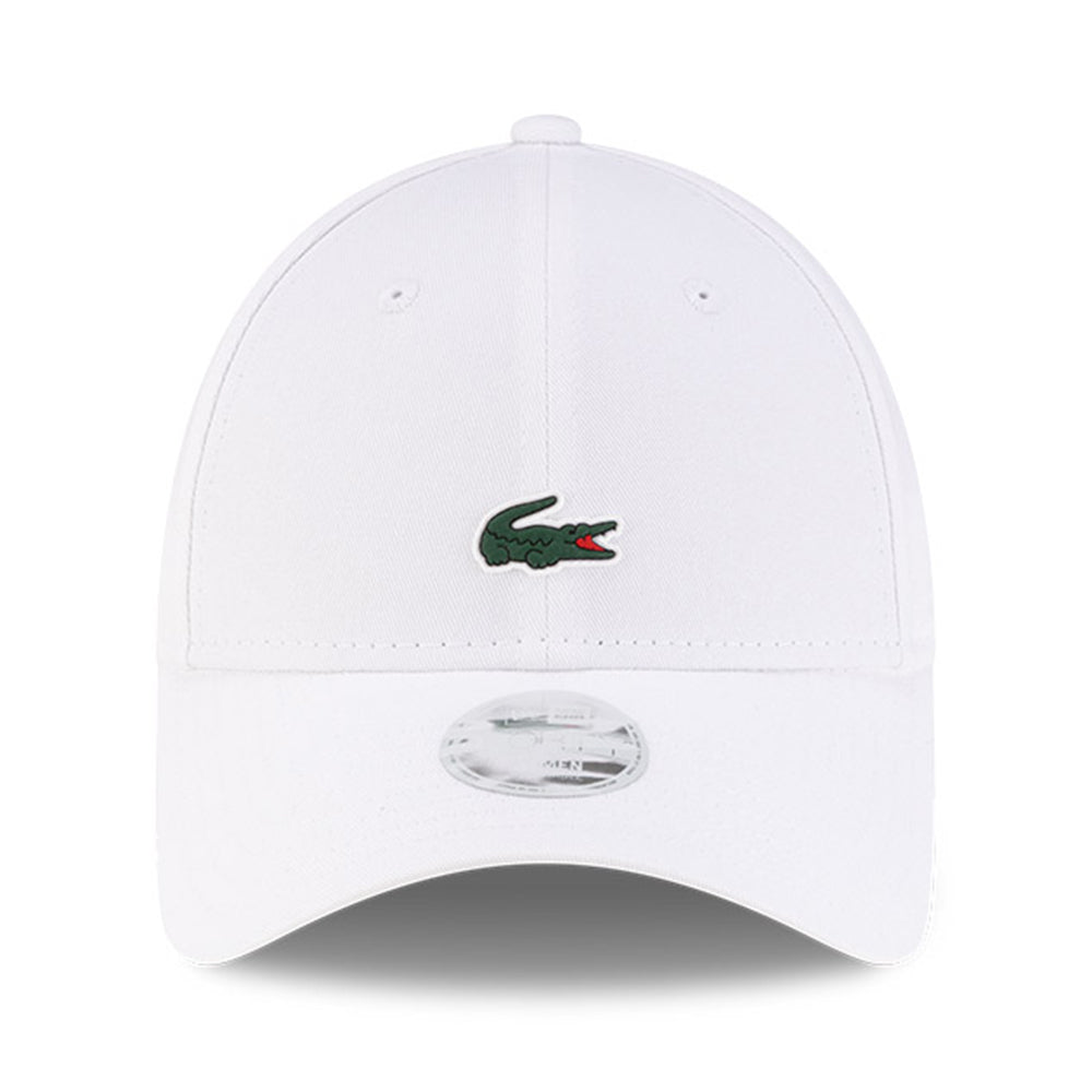 New Era x Lacoste Core White Women 9FORTY Adjustable Cap (ONLINE EXCLUSIVE)