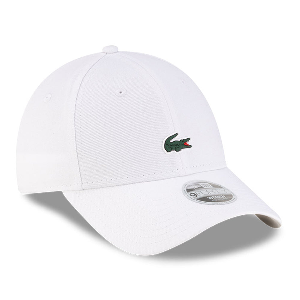 New Era x Lacoste Core White Women 9FORTY Adjustable Cap (ONLINE EXCLUSIVE)