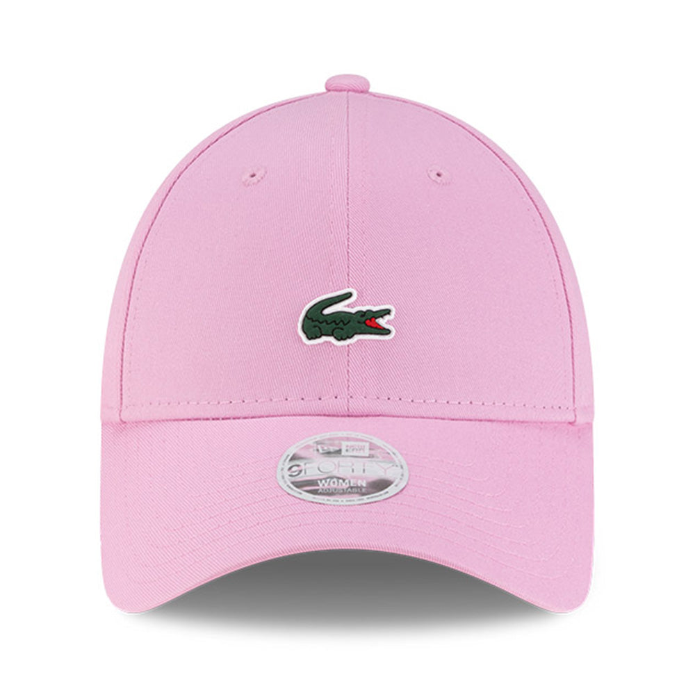 New Era x Lacoste Core Pink Women 9FORTY Adjustable Cap (ONLINE EXCLUSIVE)