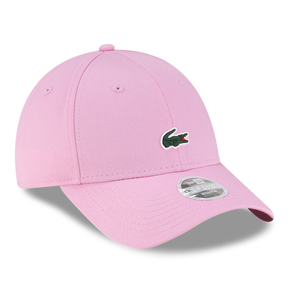 New Era x Lacoste Core Pink Women 9FORTY Adjustable Cap (ONLINE EXCLUSIVE)
