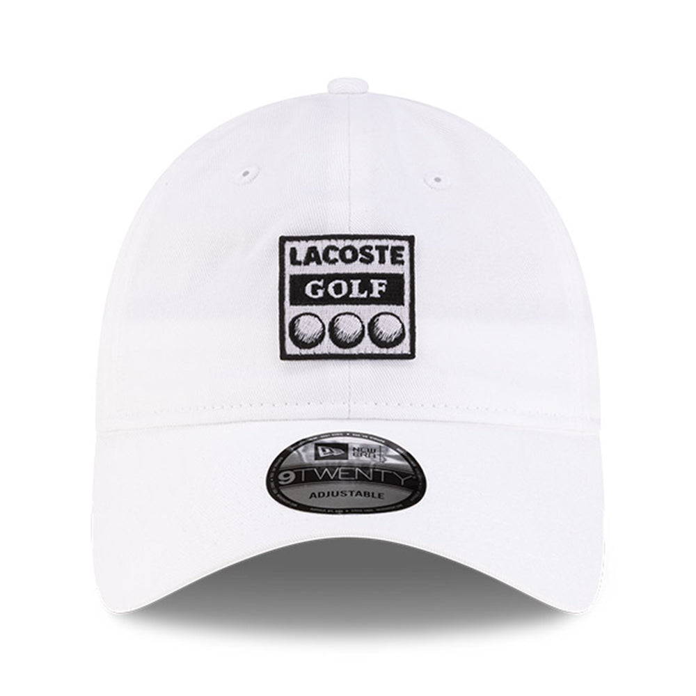 New Era x Lacoste Ball White 9TWENTY Adjustable Cap