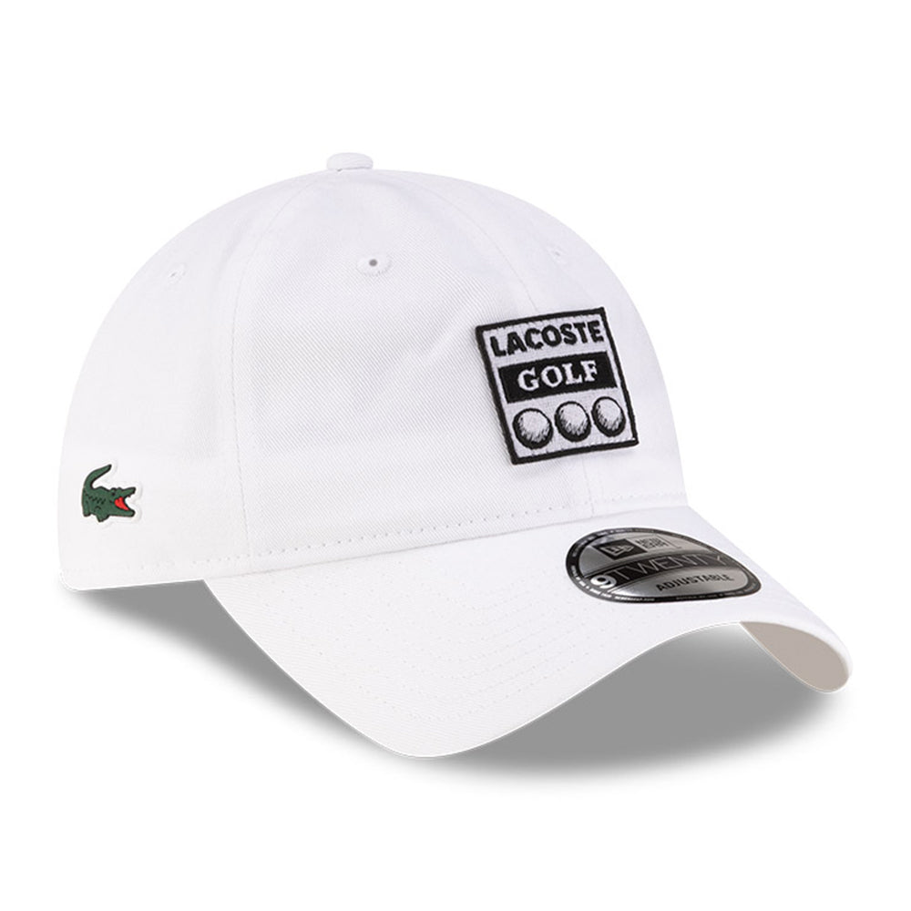 New Era x Lacoste Ball White 9TWENTY Adjustable Cap