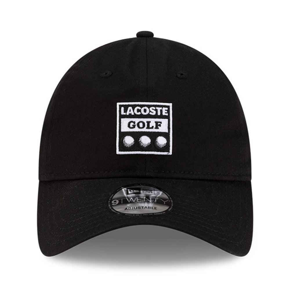 New Era x Lacoste Ball Black 9TWENTY Adjustable Cap (ONLINE EXCLUSIVE)