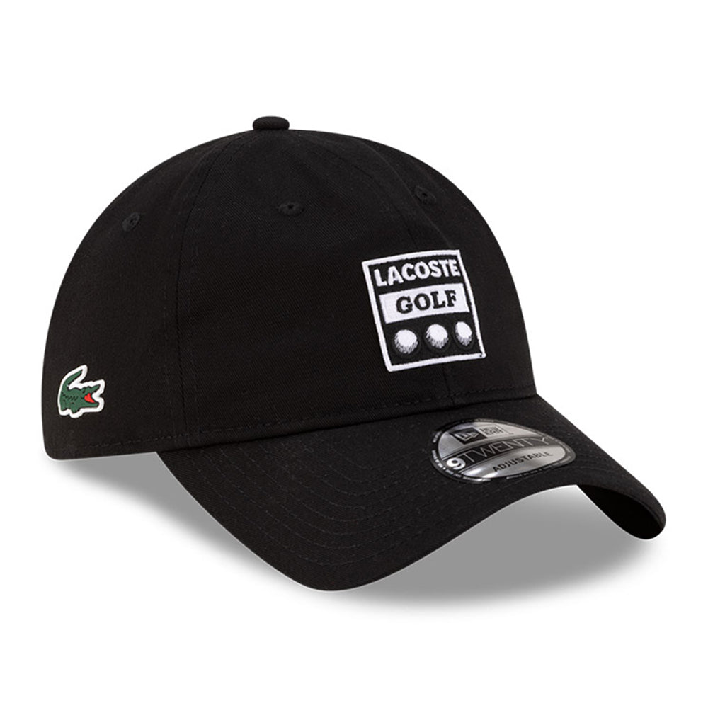 New Era x Lacoste Ball Black 9TWENTY Adjustable Cap (ONLINE EXCLUSIVE)