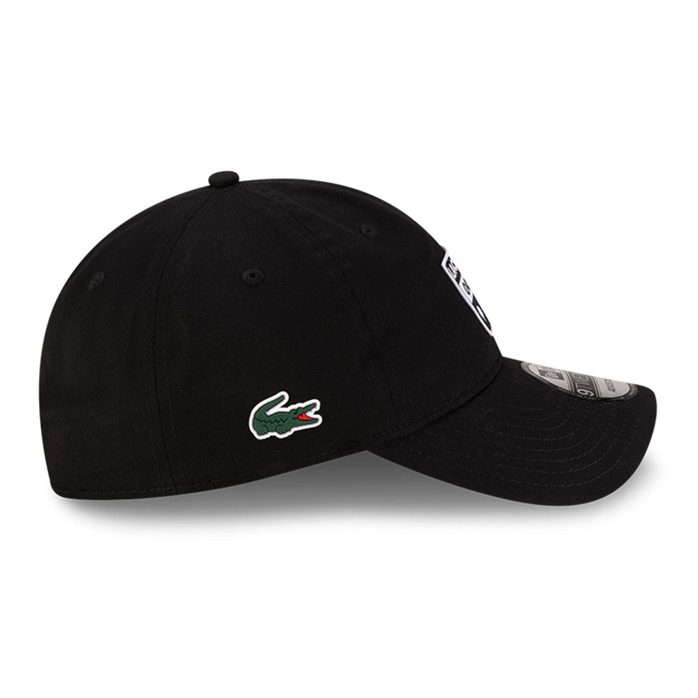 New Era x Lacoste Ball Black 9TWENTY Adjustable Cap (ONLINE EXCLUSIVE)