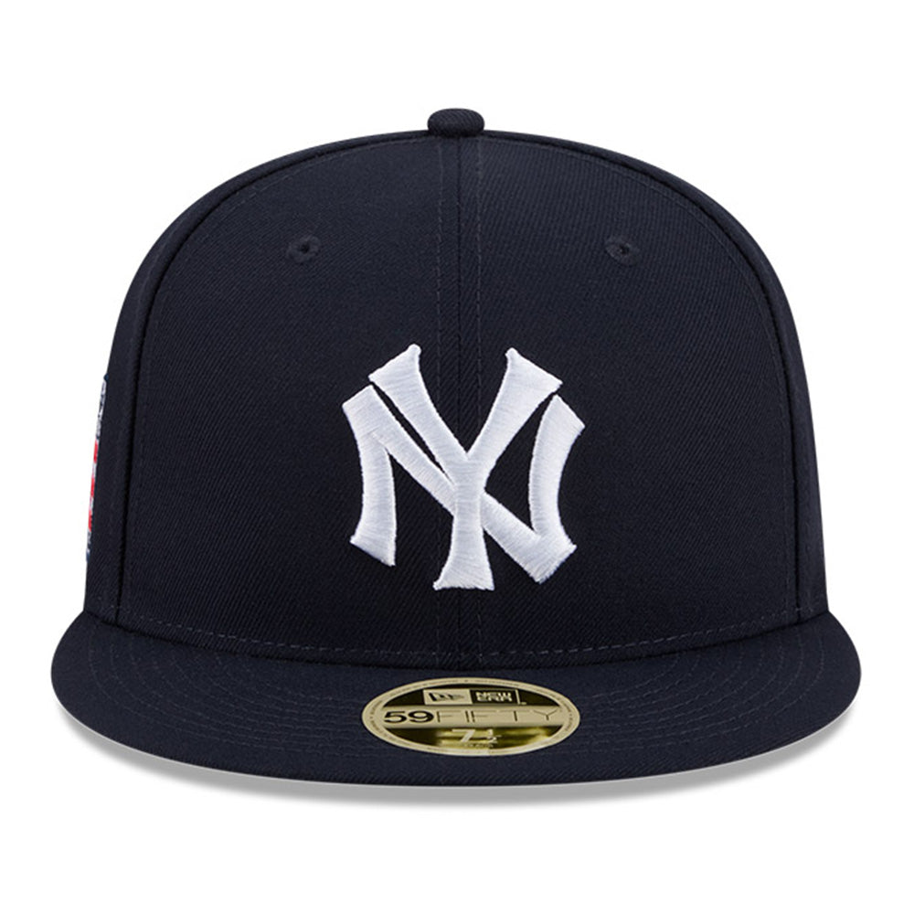 New Era New York Yankees Hall of Fame White Navy 59FIFTY Fitted Cap