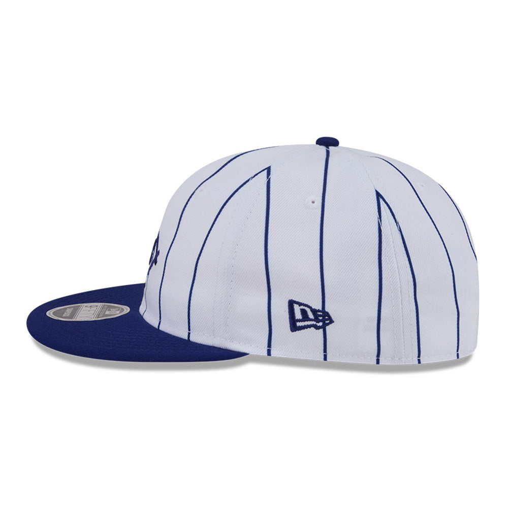 New Era Brooklyn Dodgers Hall of Fame White Navy 9FIFTY Retro Crown Snapback Cap