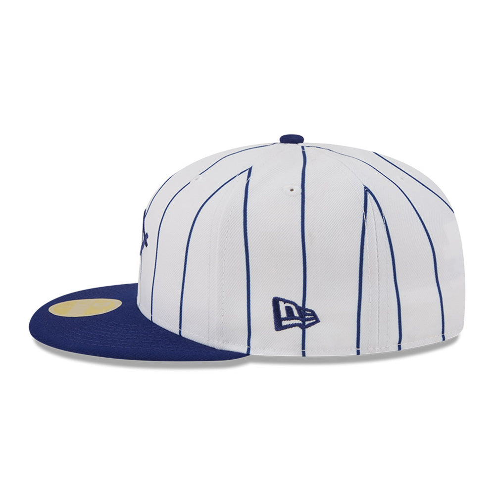 New Era Brooklyn Dodgers Hall of Fame White Navy 59FIFTY FItted Cap