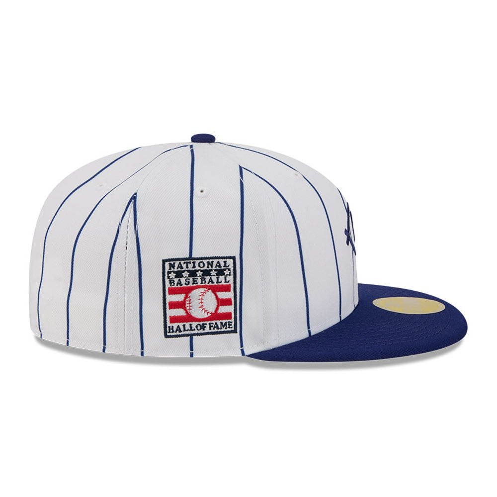 New Era Brooklyn Dodgers Hall of Fame White Navy 59FIFTY FItted Cap