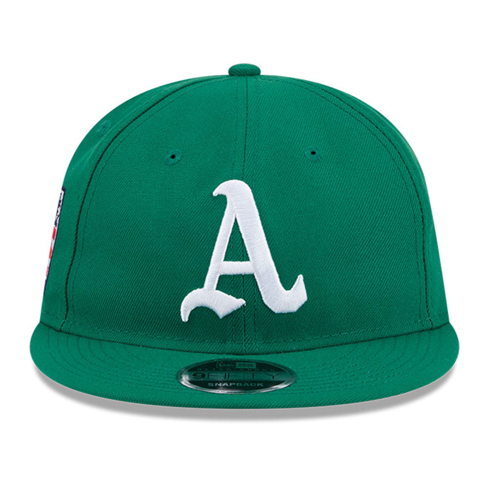 New Era Oakland Athletics Hall of Fame Green 9FIFTY Retro Crown Snapback Cap