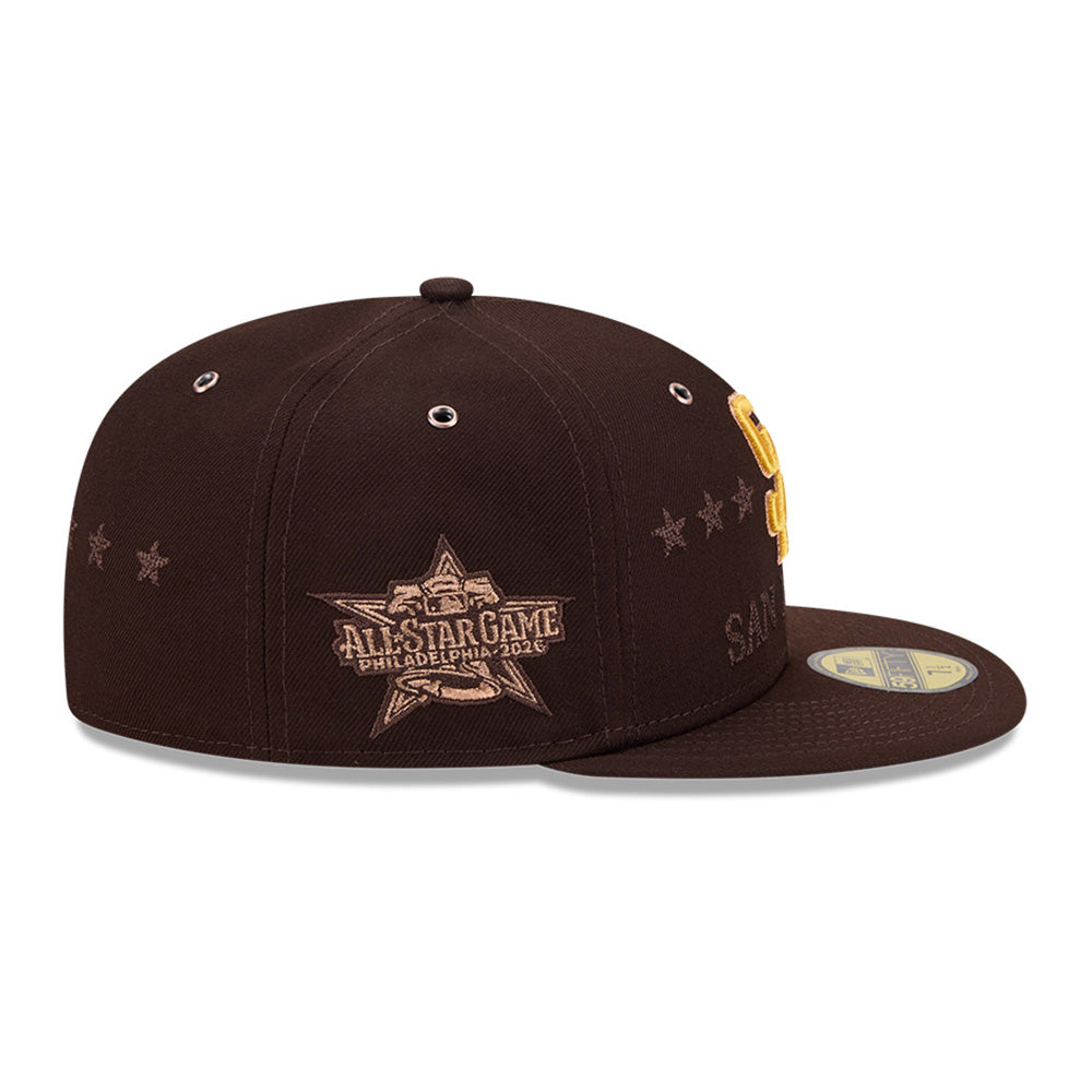 New Era San Diego Padres All Star 2026 Dark Brown 59FIFTY Fitted Cap