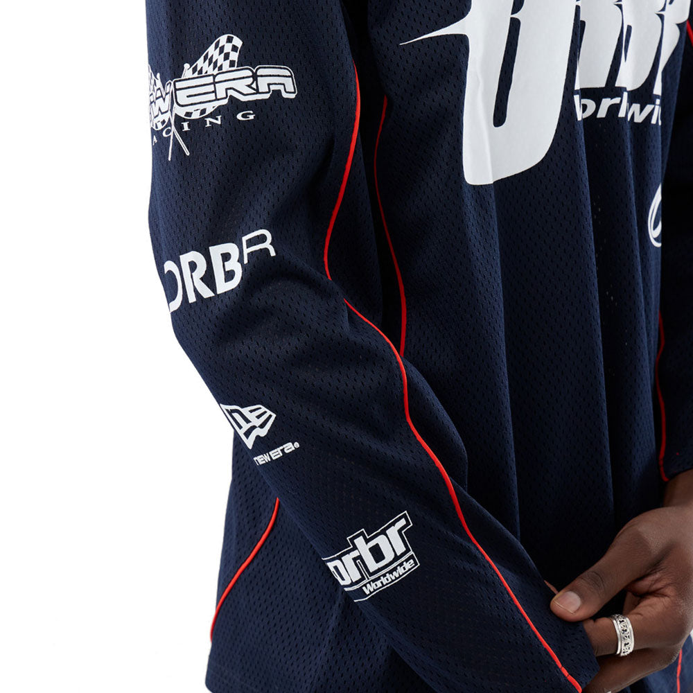 New Era Oracle Red Bull Racing Motorsports Long Sleeves Hockey Top Jersey