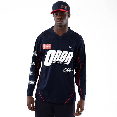New Era Oracle Red Bull Racing Motorsports Long Sleeves Hockey Top Jersey