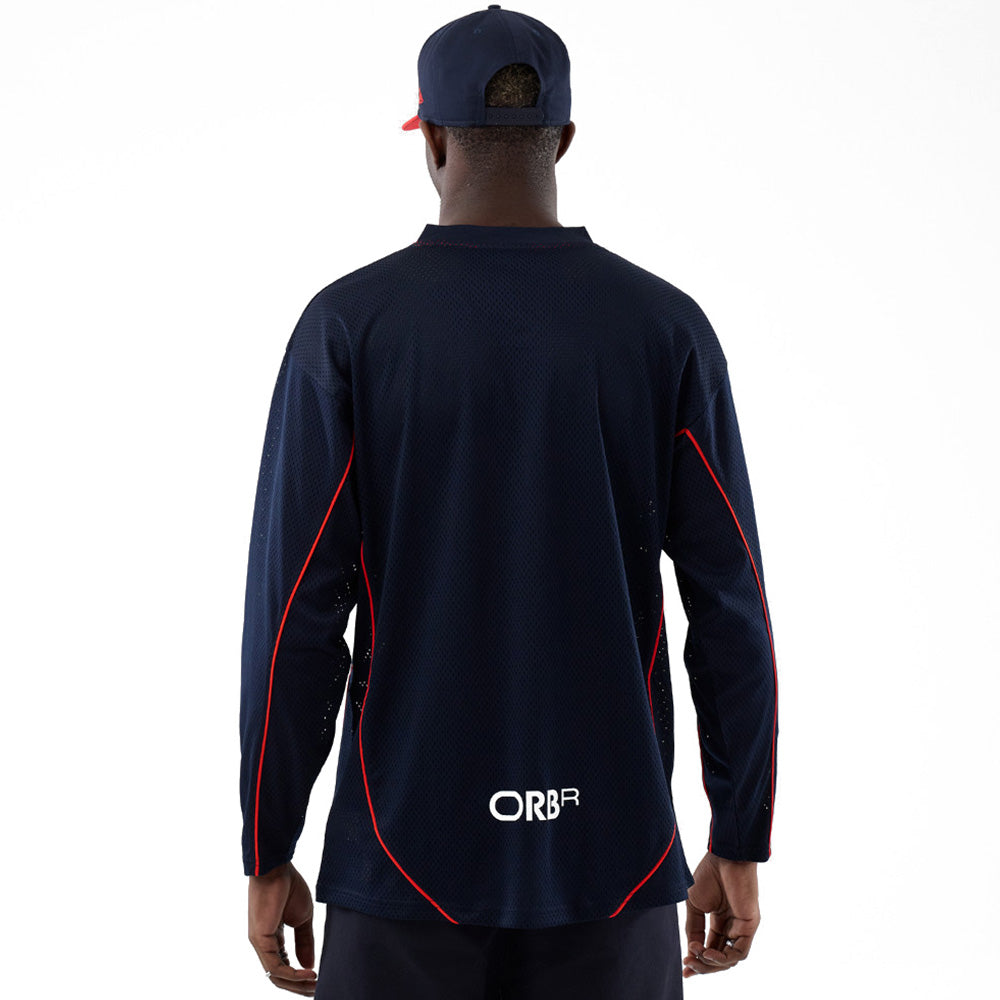 New Era Oracle Red Bull Racing Motorsports Long Sleeves Hockey Top Jersey