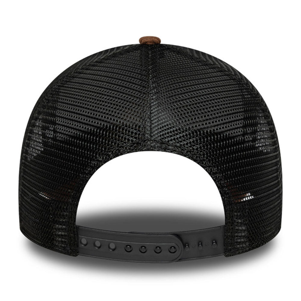 New Era Oracle Red Bull Racing Distressed Cord Brown 9FORTY A-Frame Trucker Adjustable Cap
