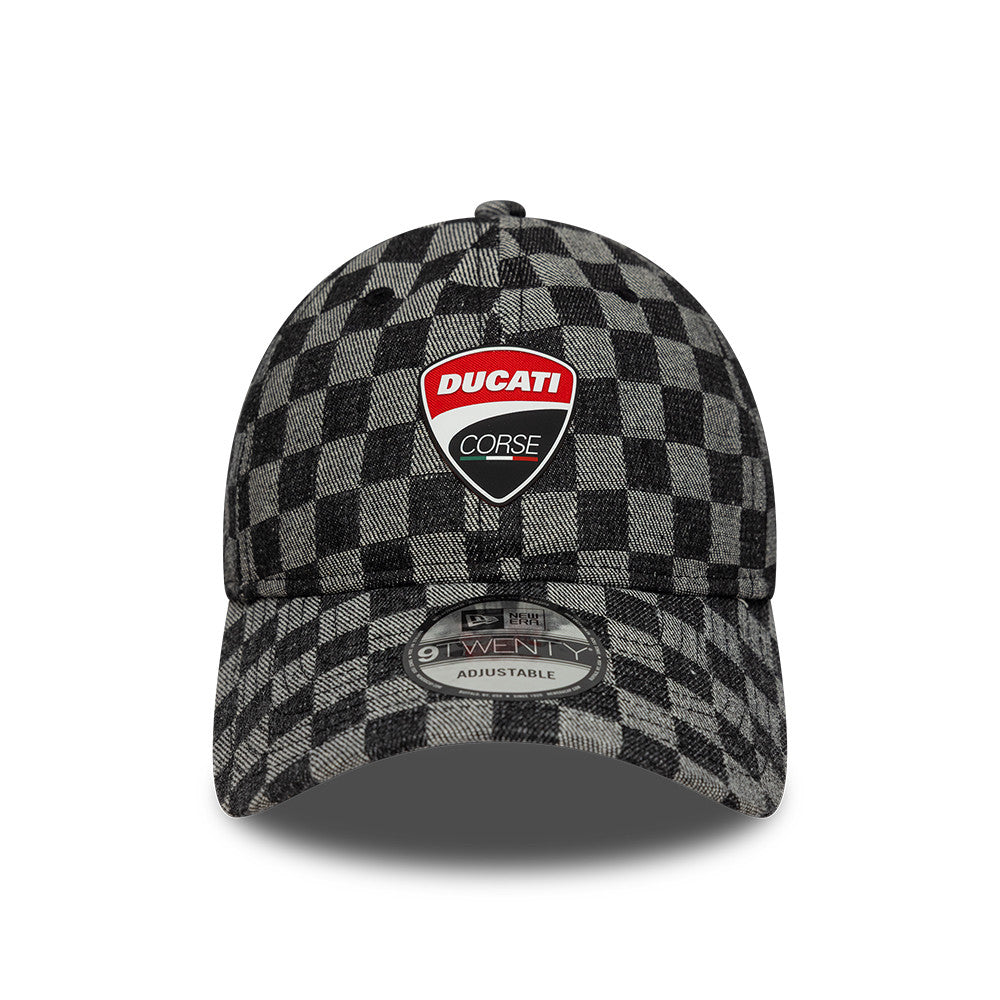 New Era Ducati Motorsports Checkered 9TWENTY Adjustable Cap