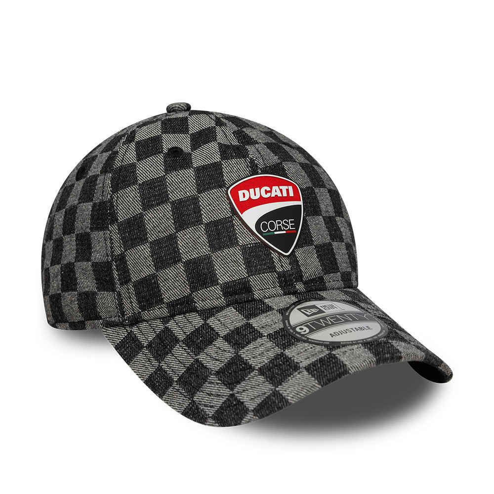 New Era Ducati Motorsports Checkered 9TWENTY Adjustable Cap