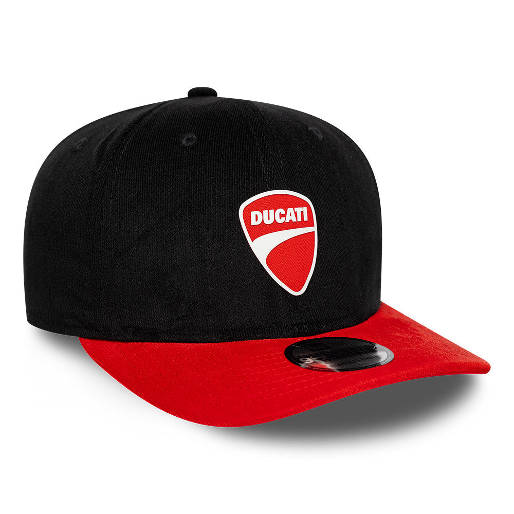 New Era Ducati Motorsports Black Contrast Visor 9SEVENTY Stretch-Snap Cap