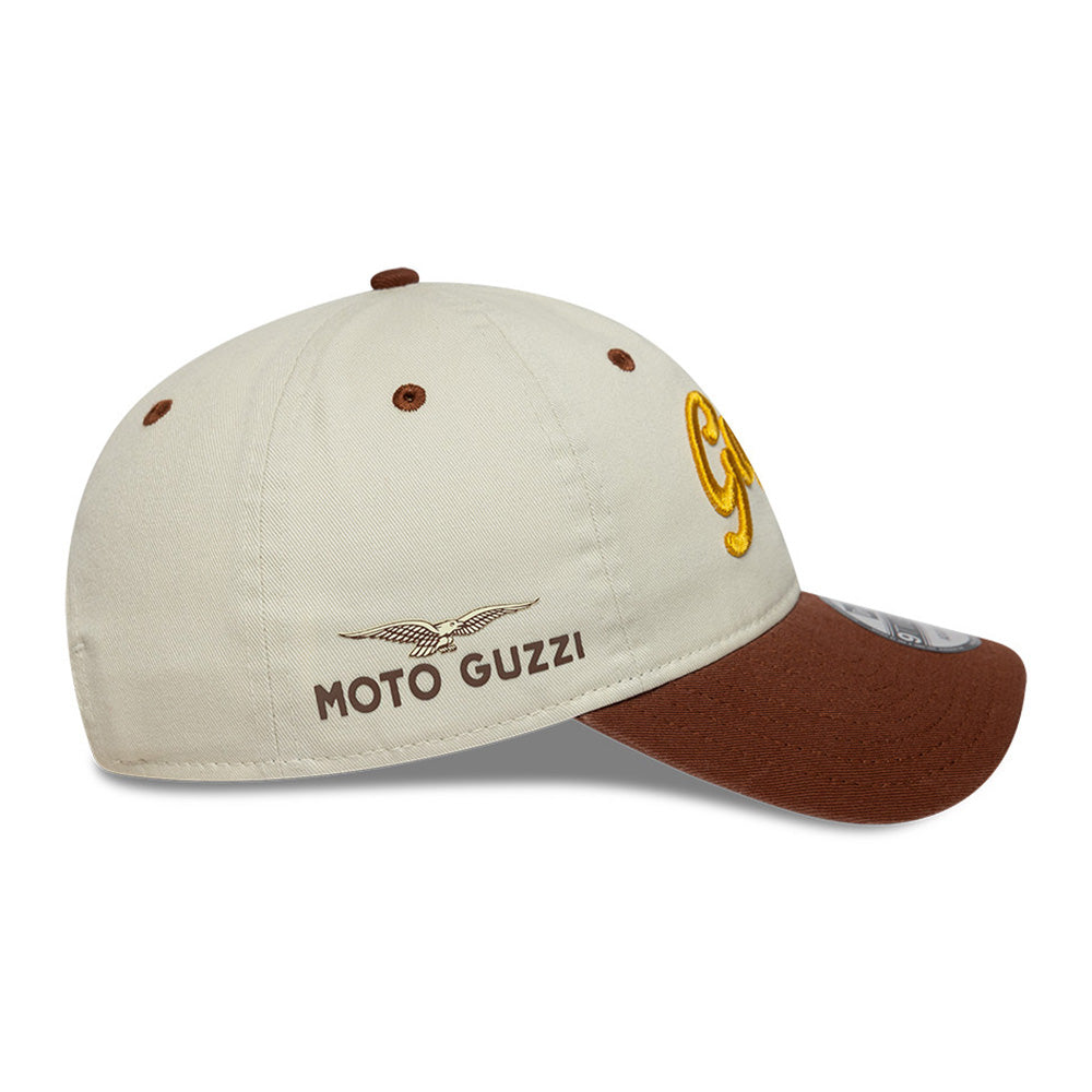 New Era Moto Guzzi Motorsports Wordmark Dark Auburn 9TWENTY Adjustable Cap