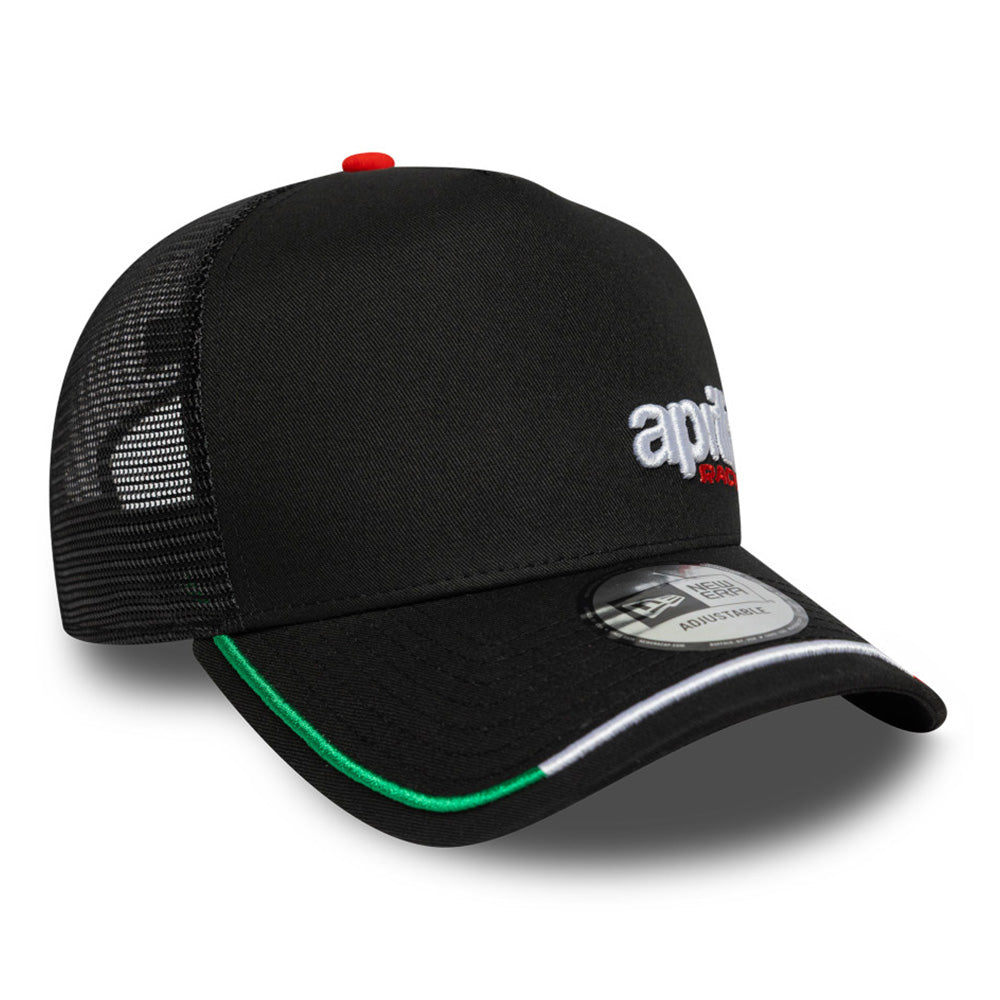 New Era Aprilia Piaggio Motorsports Flawless 9FORTY A-Frame Trucker Snapback Cap