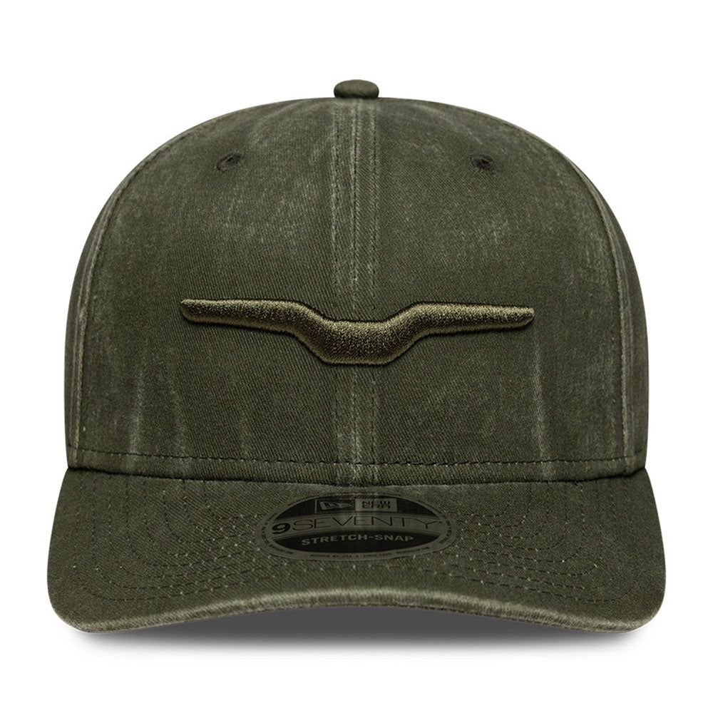 New Era Moto Guzzi Motorsports Logo Green 9SEVENTY Stretch Snapback Cap
