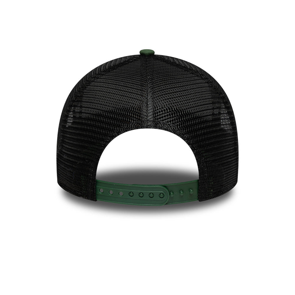 New Era Seasonal Manchester United Football Green 9FORTY A-Frame Trucker Cap