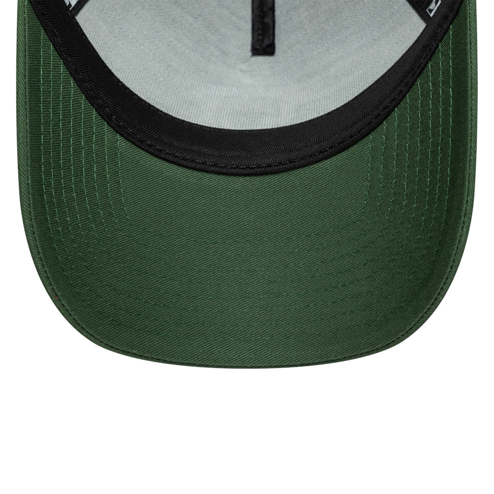 New Era Seasonal Manchester United Football Green 9FORTY A-Frame Trucker Cap