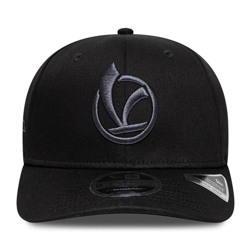 New Era Vespa Motorsports Seasonal Black 9SEVENTY Stretch Snapback Cap