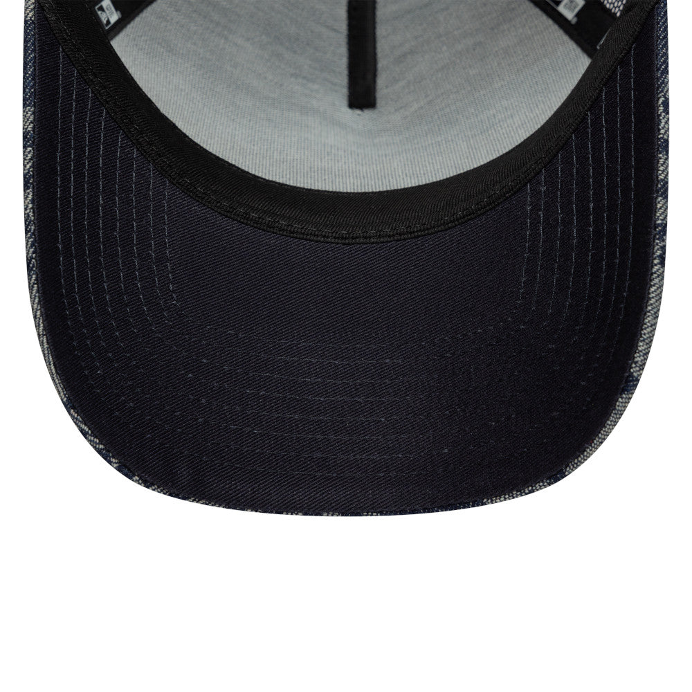 New Era Red Bull Motorsports Patterned Denim 9FORTY E-Frame Trucker Snapback Cap