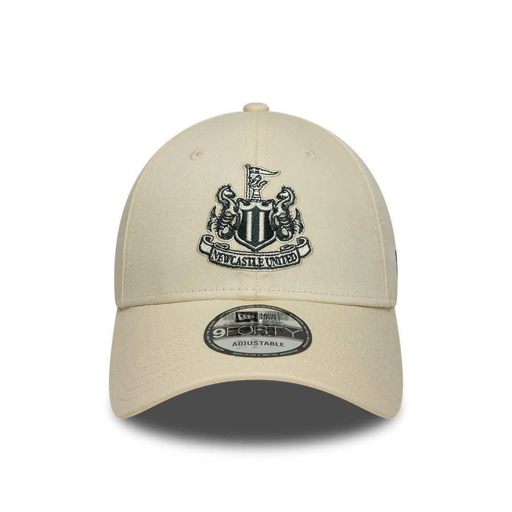 New Era Seasonal New Castle United Football Ivory 9FORTY Adjustable Cap