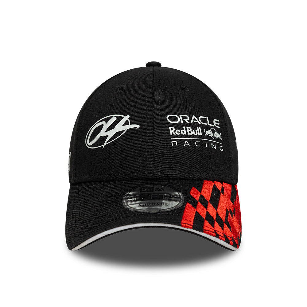 New Era Red Bull Motorsports Checkerboard Black 9FORTY Snapback Cap