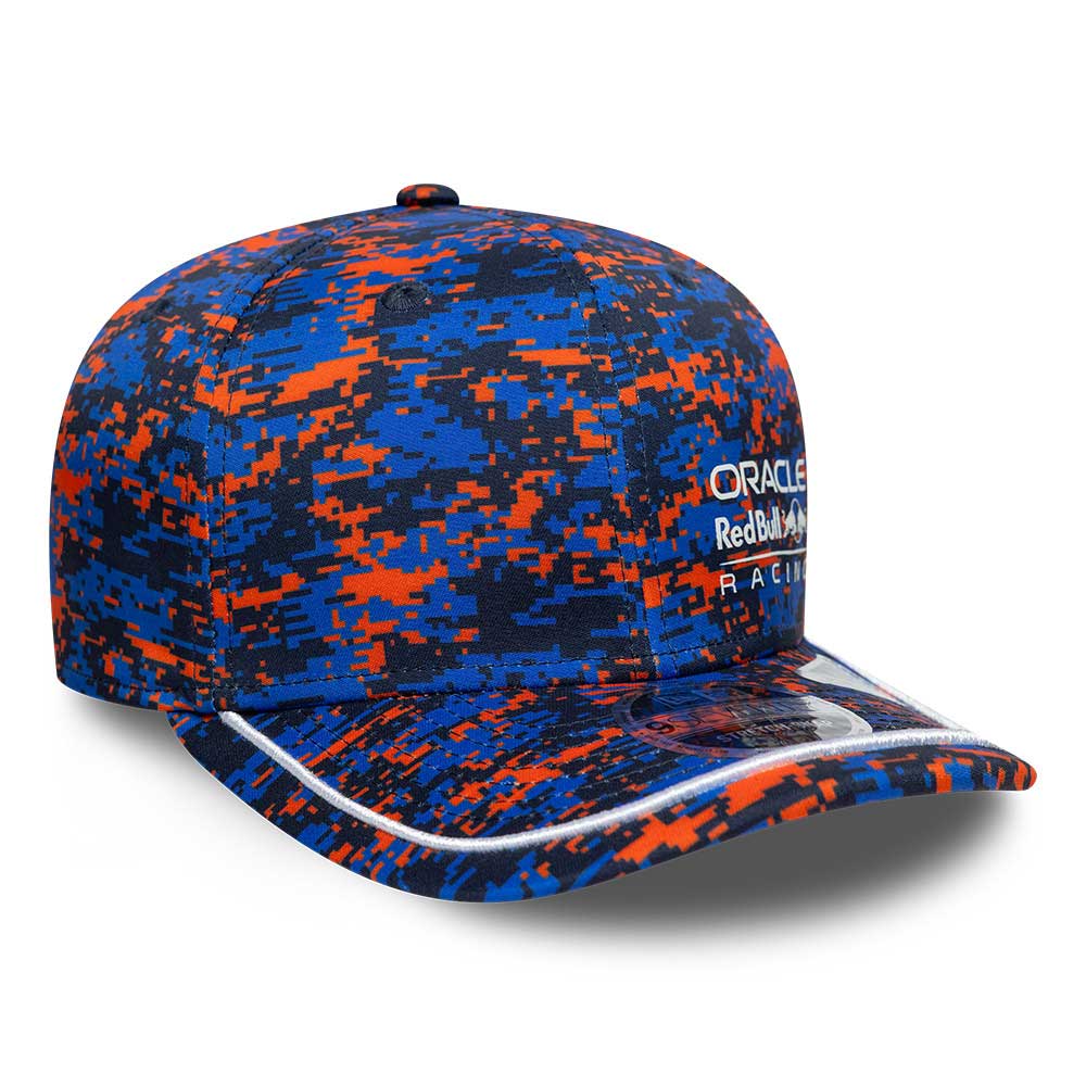 New Era Oracle Red Bull Racing Digi Camo Dark Blue 9SEVENTY Stretch Snap Adjustable Cap