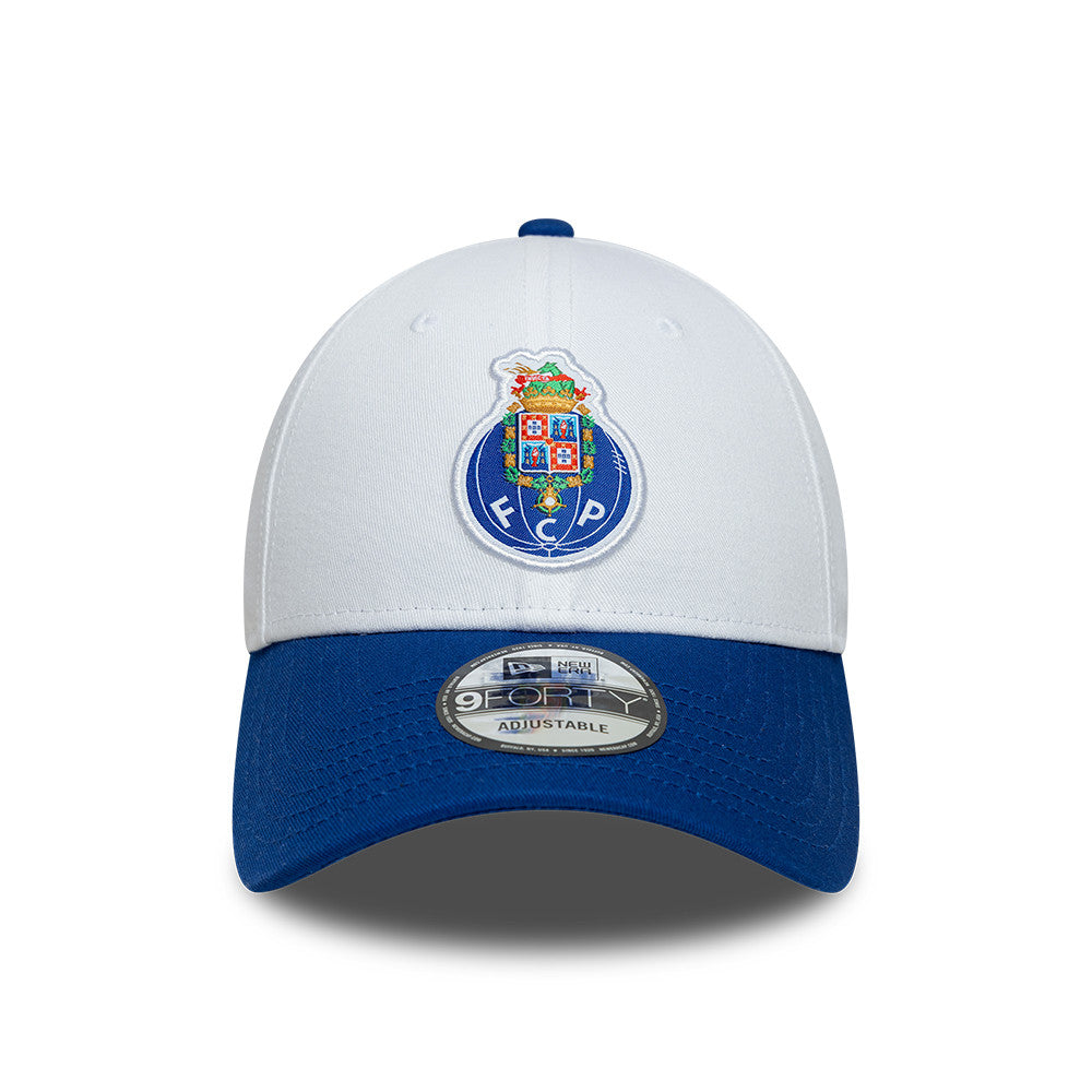 New Era FC Porto EMEA Football White Blue Contrast 9FORTY Adjustable Cap
