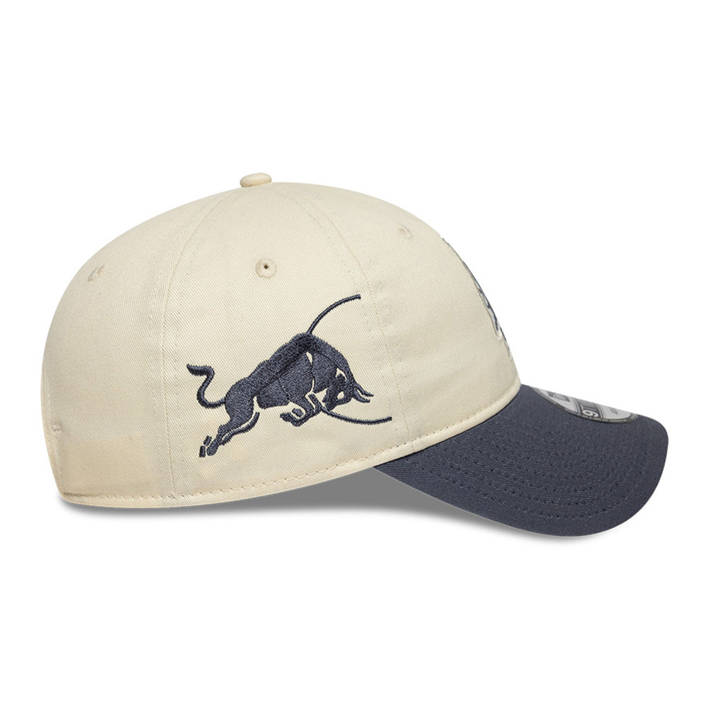 New Era Visa Cash App Racing Bulls Motorsports Contrast Visor Chrome Gray 9TWENTY Adjustable Cap