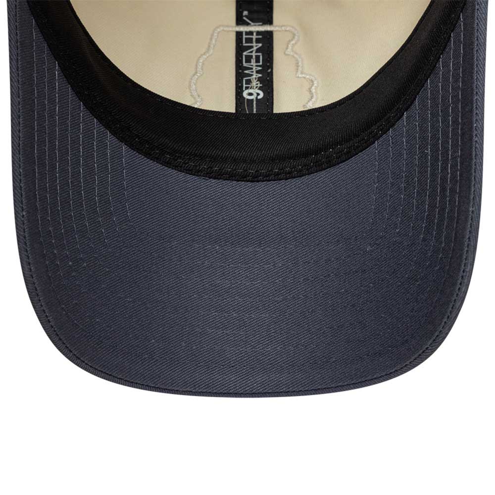 New Era Visa Cash App Racing Bulls Motorsports Contrast Visor Chrome Gray 9TWENTY Adjustable Cap