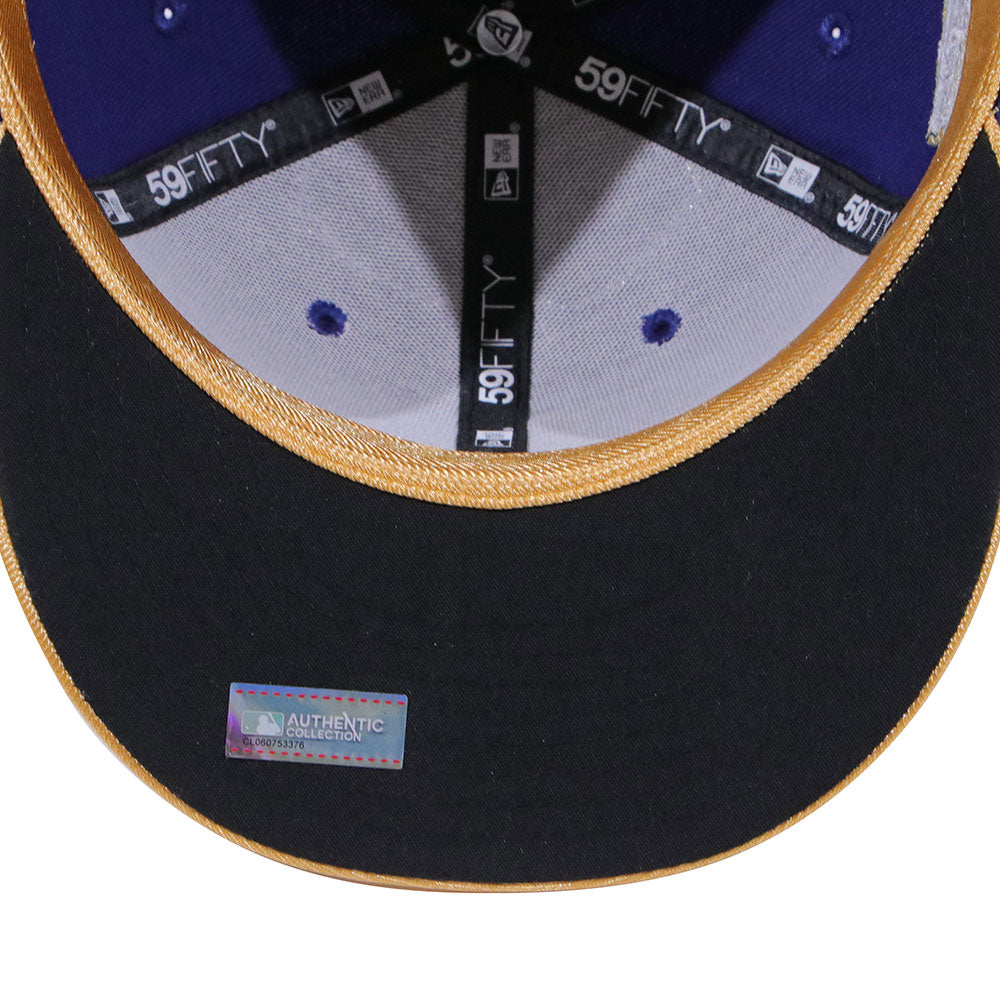New Era Los Angeles Dodgers Gold Blue OTC 59FIFTY Fitted Cap