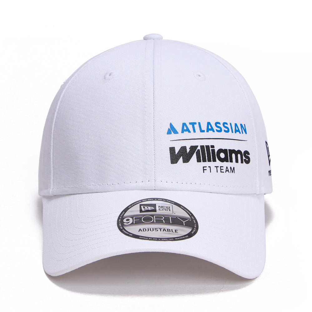 New Era Atlassian Williams F1 Team White Essential 9FORTY Adjustable Cap