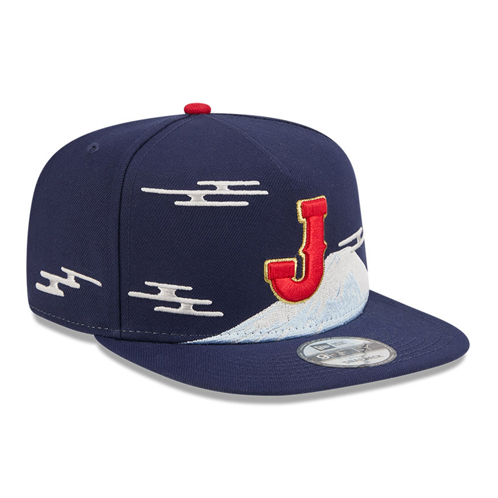 New Era World Baseball Classic Japan Blue 9FIFTY A-Frame Snapback Cap