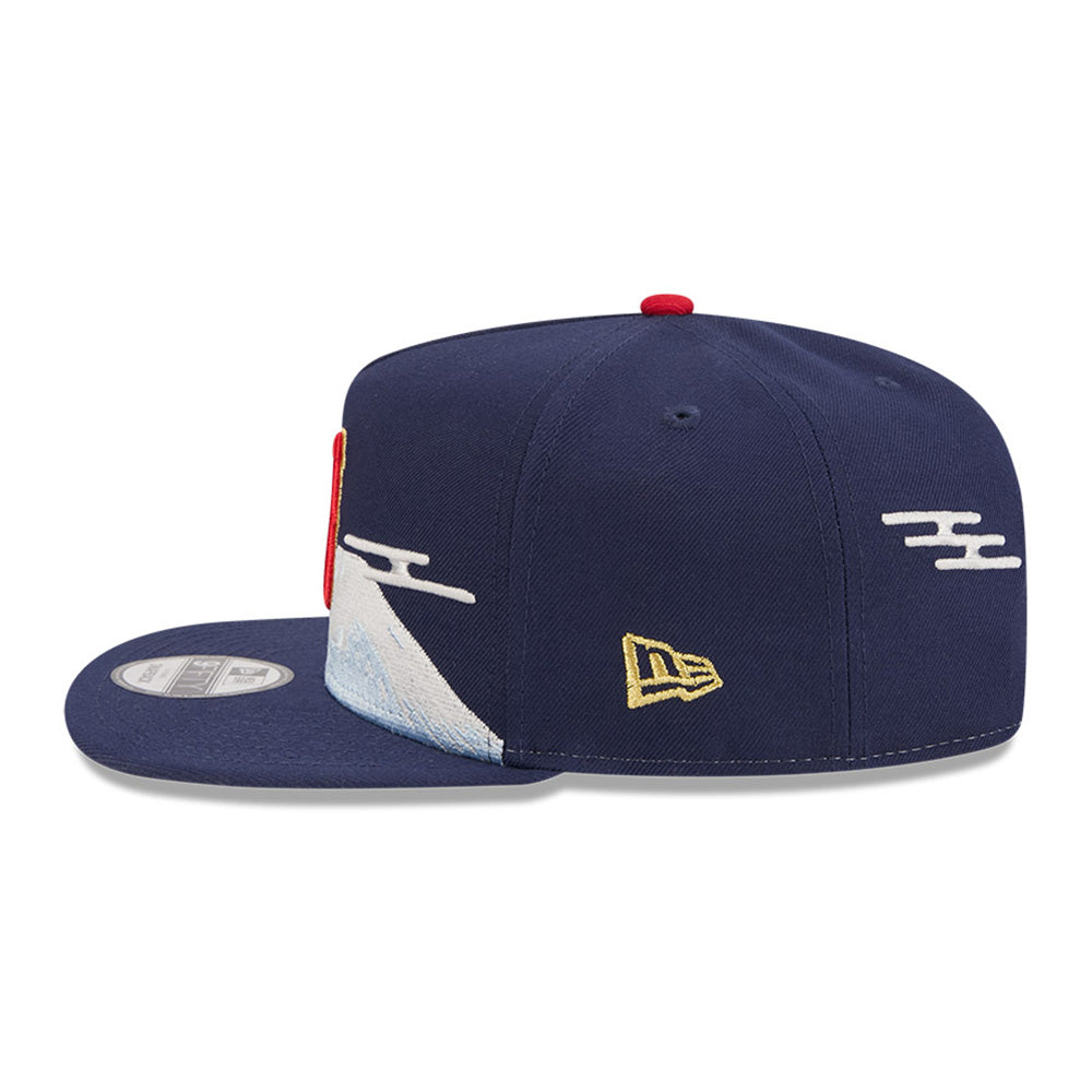 New Era World Baseball Classic Japan Blue 9FIFTY A-Frame Snapback Cap