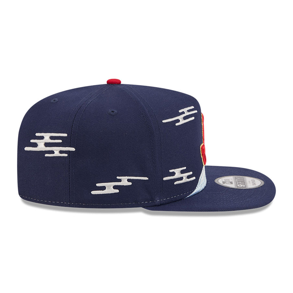 New Era World Baseball Classic Japan Blue 9FIFTY A-Frame Snapback Cap