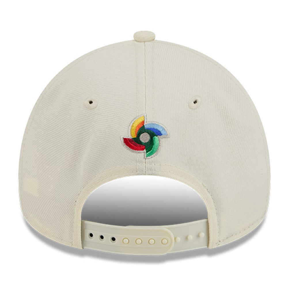 New Era World Baseball Classic Japan Kanji White Blue 9FORTY A-Frame Adjustable Cap
