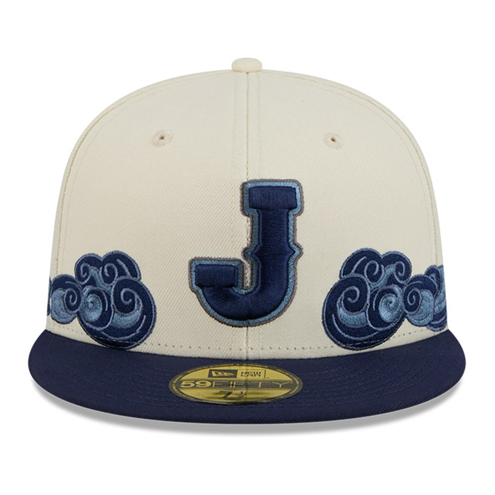 World Baseball Classic Japan White Blue 59FIFTY Fitted Cap